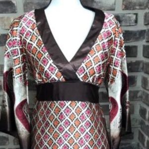 Forever Floral 3/4 Wide Sleeve Dress